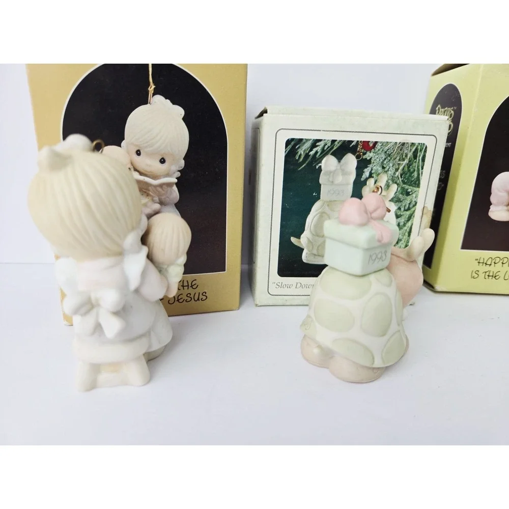 Precious Moments Christmas ornament w/ boxes lot 1‎